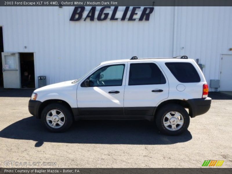Oxford White / Medium Dark Flint 2003 Ford Escape XLT V6 4WD