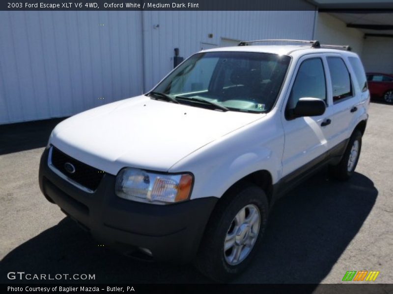 Oxford White / Medium Dark Flint 2003 Ford Escape XLT V6 4WD