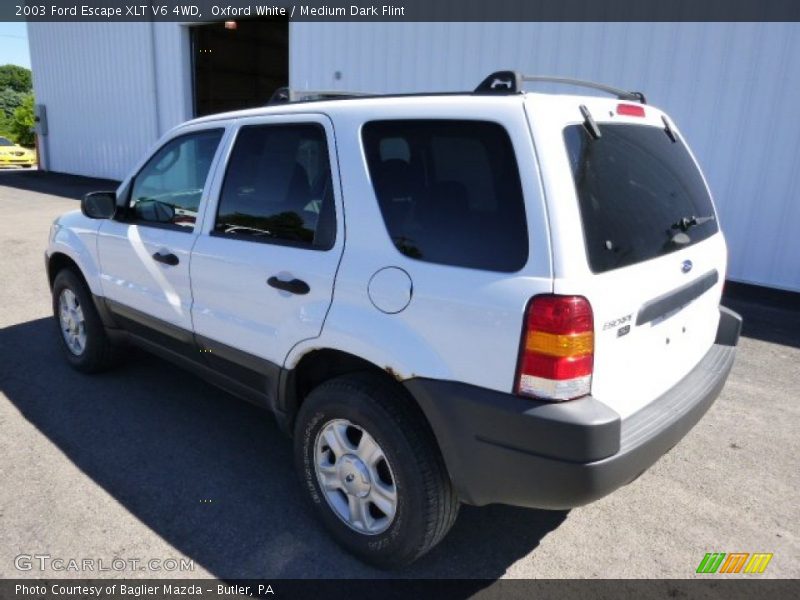 Oxford White / Medium Dark Flint 2003 Ford Escape XLT V6 4WD