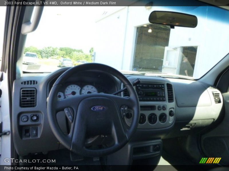 Oxford White / Medium Dark Flint 2003 Ford Escape XLT V6 4WD