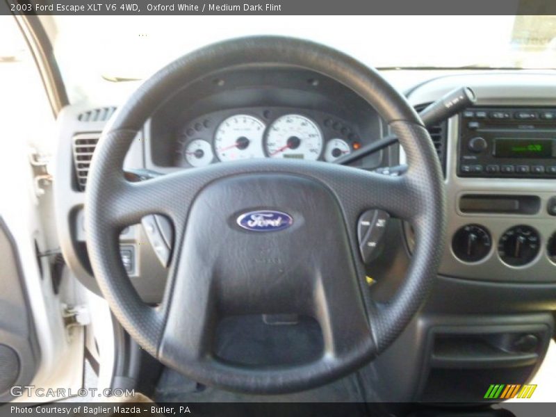 Oxford White / Medium Dark Flint 2003 Ford Escape XLT V6 4WD