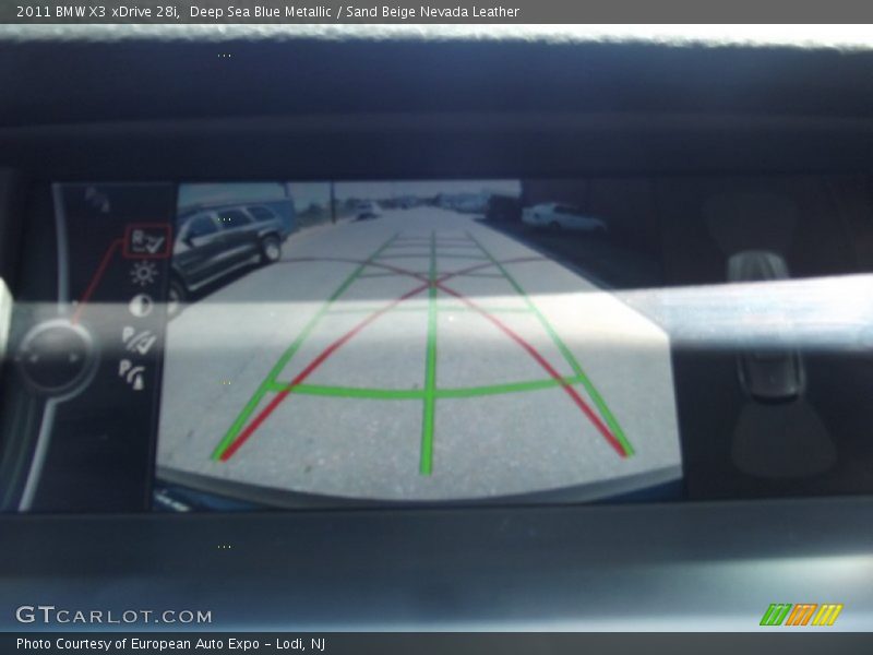 Deep Sea Blue Metallic / Sand Beige Nevada Leather 2011 BMW X3 xDrive 28i