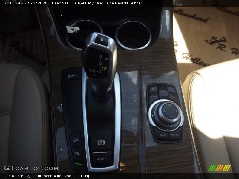 Deep Sea Blue Metallic / Sand Beige Nevada Leather 2011 BMW X3 xDrive 28i