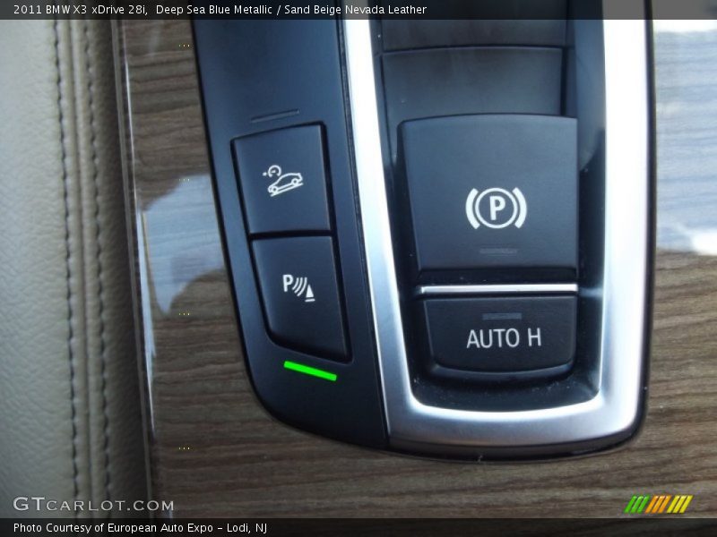 Deep Sea Blue Metallic / Sand Beige Nevada Leather 2011 BMW X3 xDrive 28i