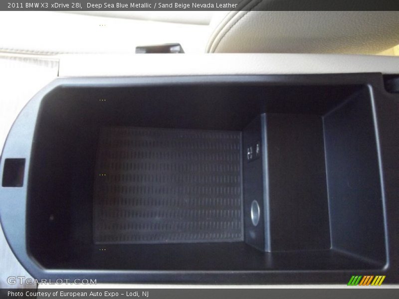 Deep Sea Blue Metallic / Sand Beige Nevada Leather 2011 BMW X3 xDrive 28i