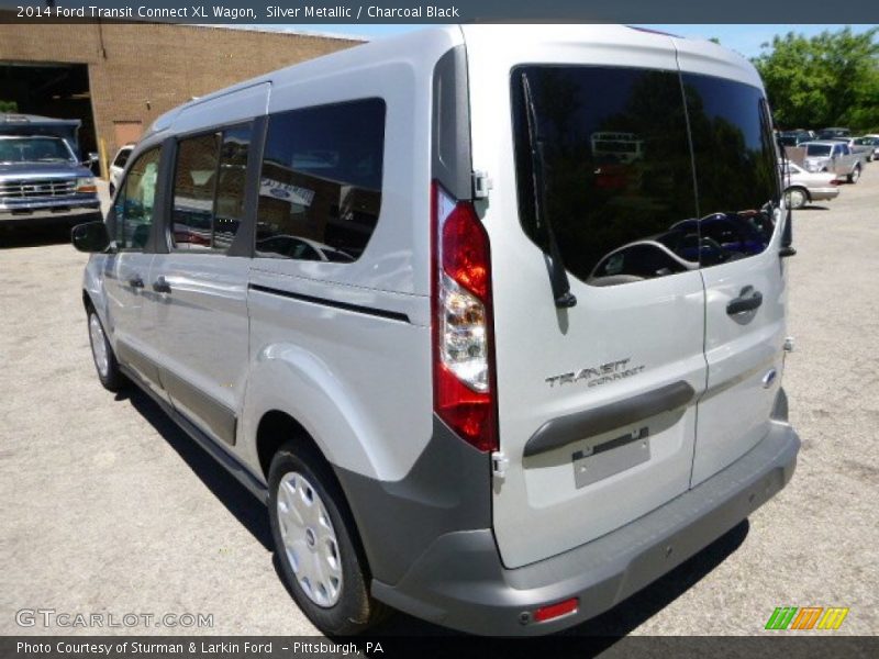 Silver Metallic / Charcoal Black 2014 Ford Transit Connect XL Wagon