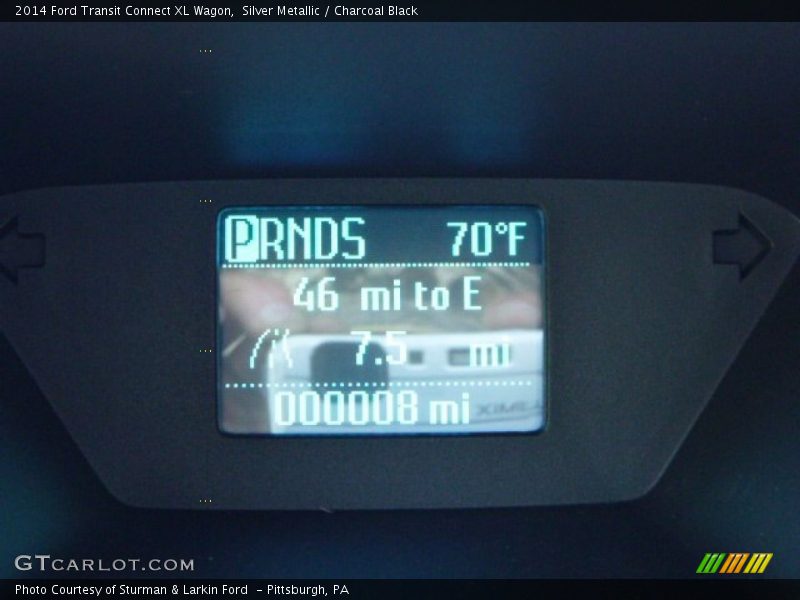 Silver Metallic / Charcoal Black 2014 Ford Transit Connect XL Wagon