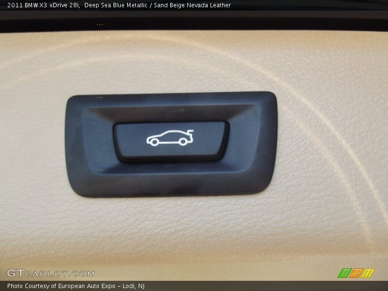 Deep Sea Blue Metallic / Sand Beige Nevada Leather 2011 BMW X3 xDrive 28i