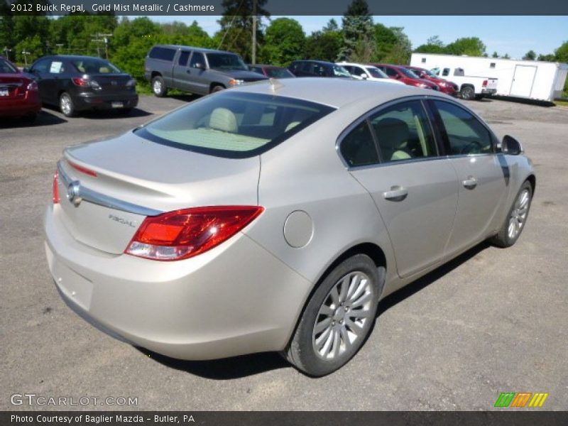 Gold Mist Metallic / Cashmere 2012 Buick Regal