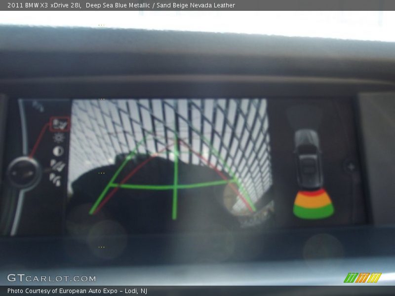 Deep Sea Blue Metallic / Sand Beige Nevada Leather 2011 BMW X3 xDrive 28i