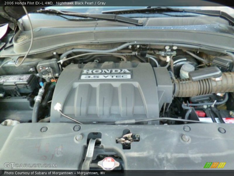 Nighthawk Black Pearl / Gray 2006 Honda Pilot EX-L 4WD