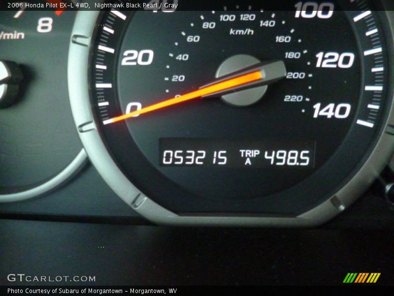 Nighthawk Black Pearl / Gray 2006 Honda Pilot EX-L 4WD
