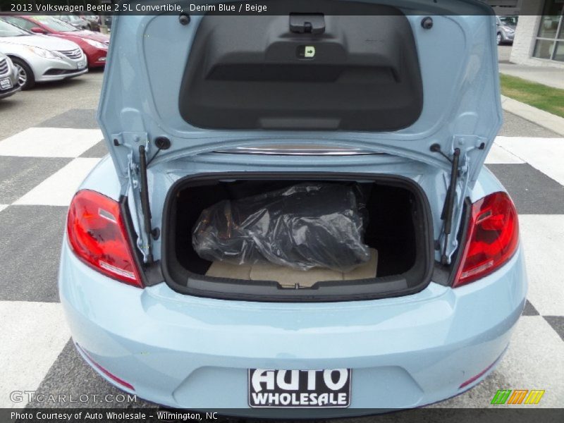 Denim Blue / Beige 2013 Volkswagen Beetle 2.5L Convertible