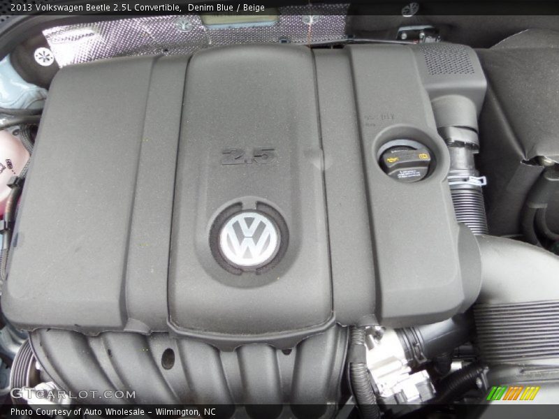Denim Blue / Beige 2013 Volkswagen Beetle 2.5L Convertible