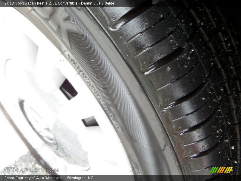 Denim Blue / Beige 2013 Volkswagen Beetle 2.5L Convertible