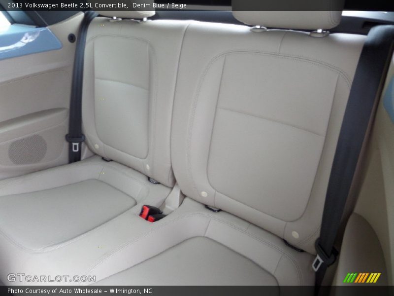 Denim Blue / Beige 2013 Volkswagen Beetle 2.5L Convertible