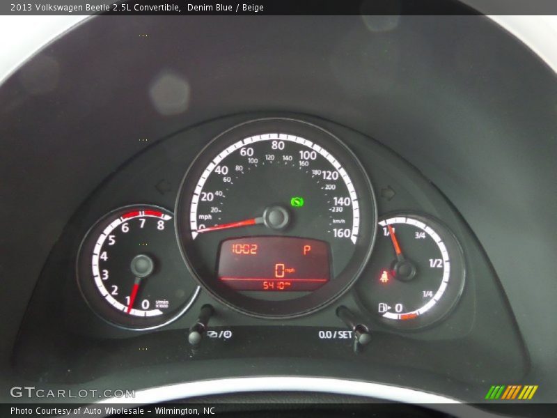 Denim Blue / Beige 2013 Volkswagen Beetle 2.5L Convertible