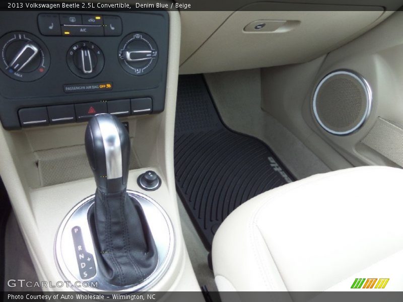 Denim Blue / Beige 2013 Volkswagen Beetle 2.5L Convertible