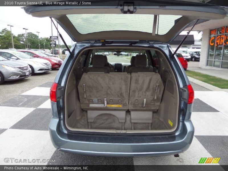 Blue Mirage Metallic / Stone 2010 Toyota Sienna LE