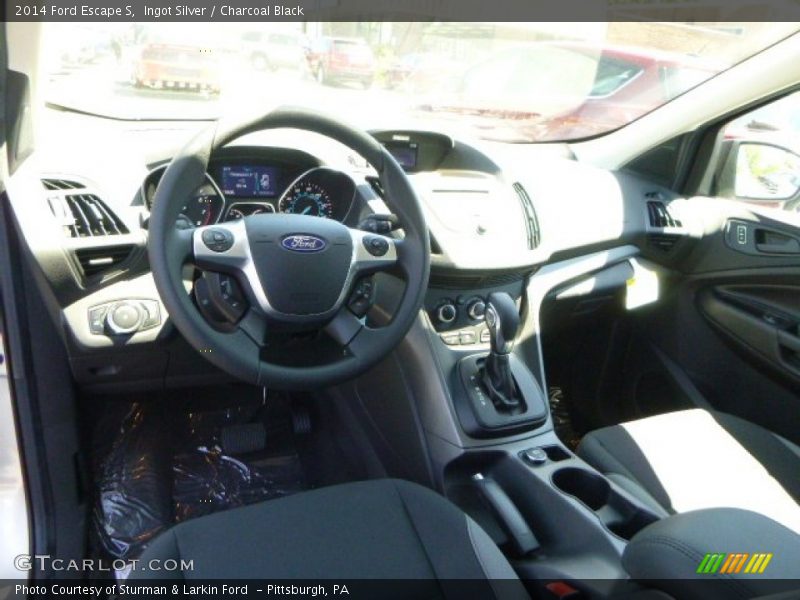 Ingot Silver / Charcoal Black 2014 Ford Escape S