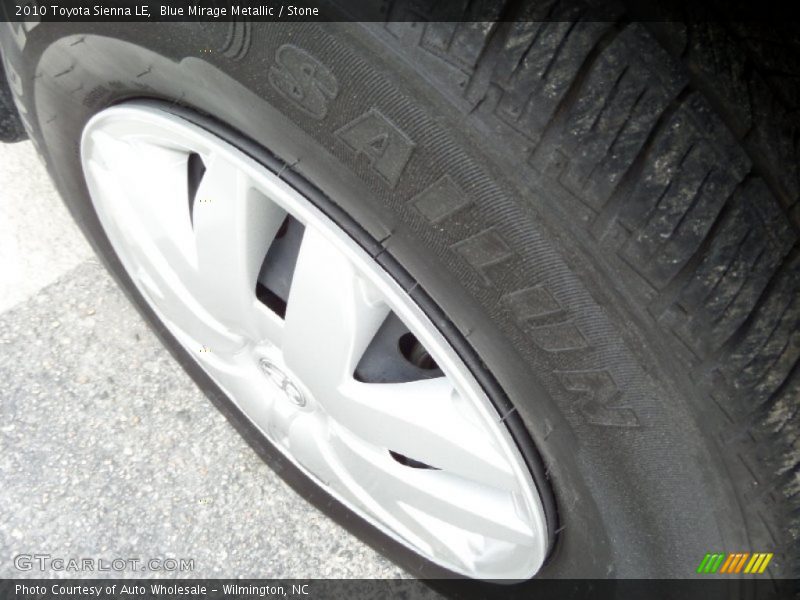 Blue Mirage Metallic / Stone 2010 Toyota Sienna LE
