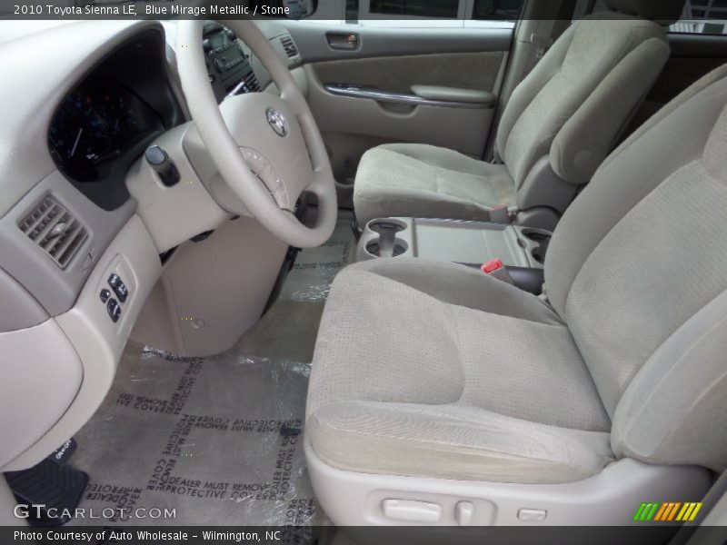 Blue Mirage Metallic / Stone 2010 Toyota Sienna LE