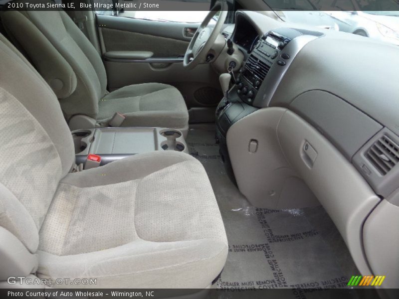 Blue Mirage Metallic / Stone 2010 Toyota Sienna LE