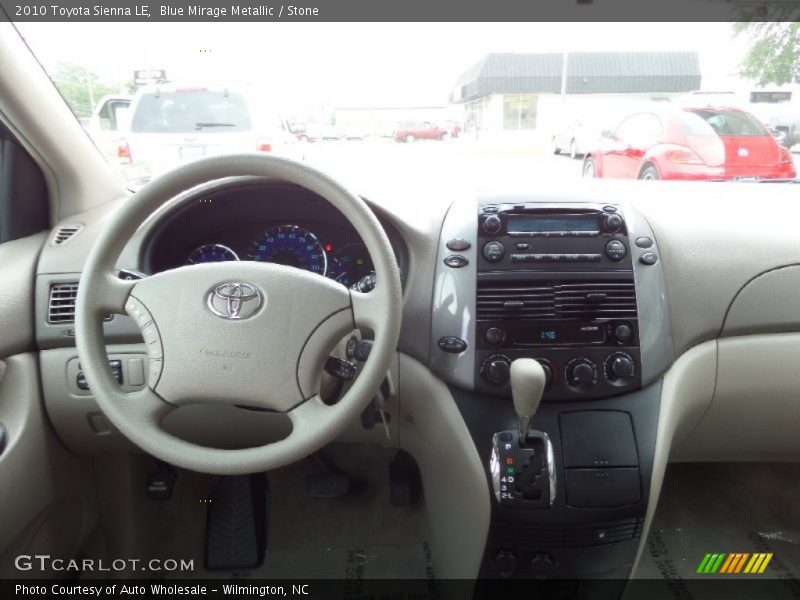 Blue Mirage Metallic / Stone 2010 Toyota Sienna LE