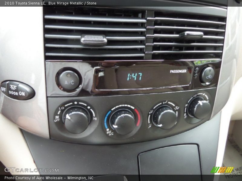 Blue Mirage Metallic / Stone 2010 Toyota Sienna LE