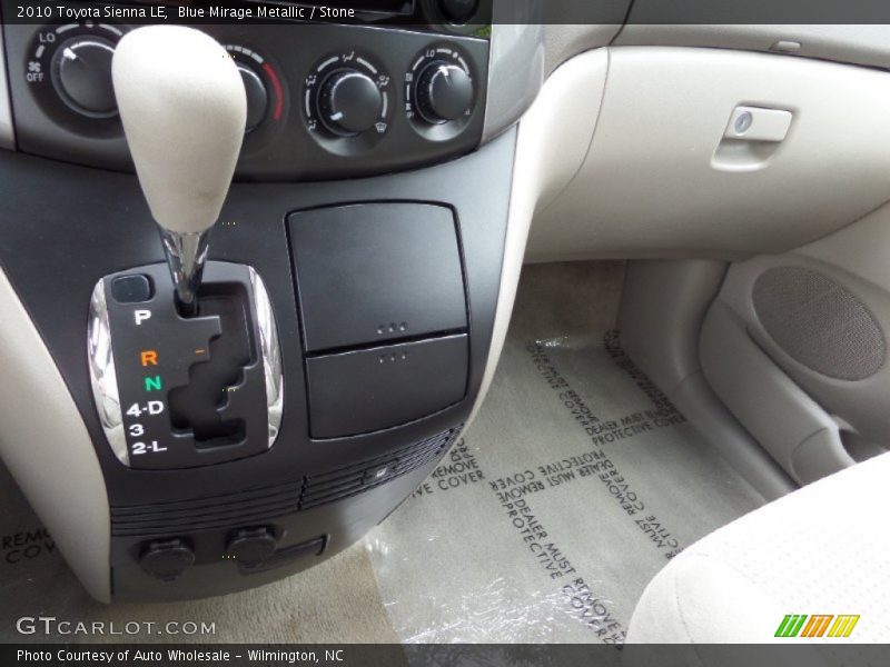 Blue Mirage Metallic / Stone 2010 Toyota Sienna LE