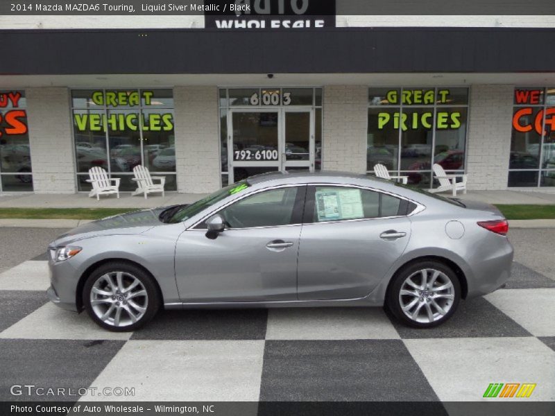 Liquid Siver Metallic / Black 2014 Mazda MAZDA6 Touring