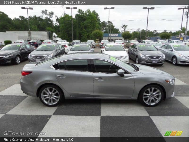 Liquid Siver Metallic / Black 2014 Mazda MAZDA6 Touring