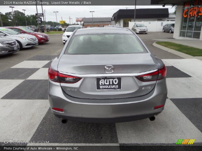 Liquid Siver Metallic / Black 2014 Mazda MAZDA6 Touring