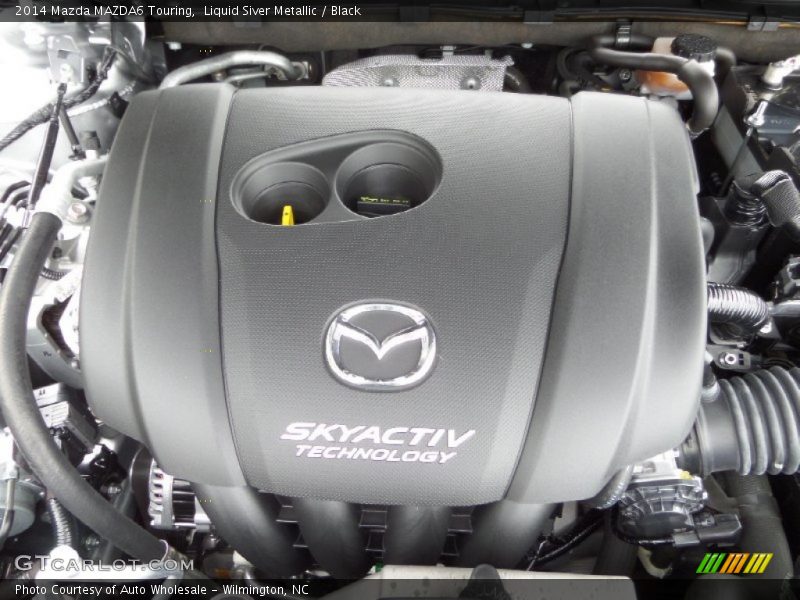 Liquid Siver Metallic / Black 2014 Mazda MAZDA6 Touring