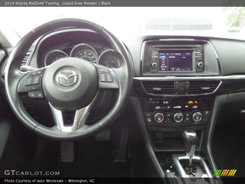 Liquid Siver Metallic / Black 2014 Mazda MAZDA6 Touring
