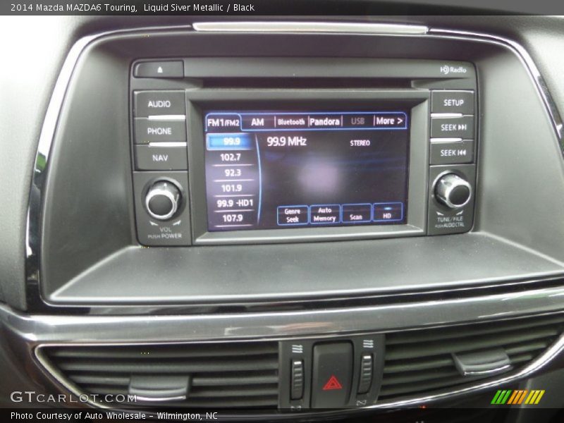 Liquid Siver Metallic / Black 2014 Mazda MAZDA6 Touring