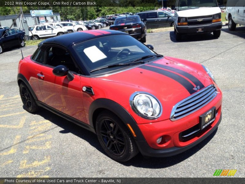 Chili Red / Carbon Black 2012 Mini Cooper Coupe