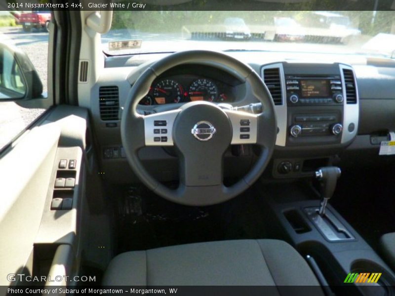 Glacier White / Gray 2014 Nissan Xterra S 4x4