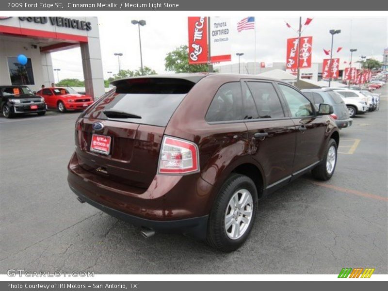 Cinnamon Metallic / Medium Light Stone 2009 Ford Edge SE