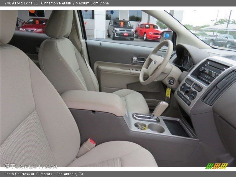 Cinnamon Metallic / Medium Light Stone 2009 Ford Edge SE