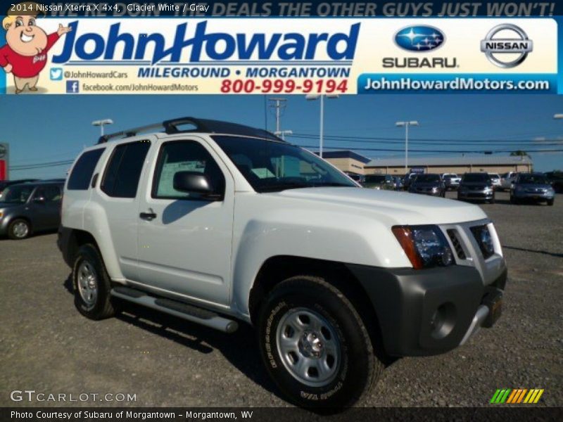 Glacier White / Gray 2014 Nissan Xterra X 4x4