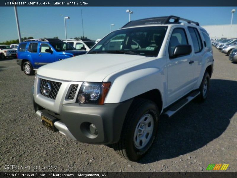 Glacier White / Gray 2014 Nissan Xterra X 4x4
