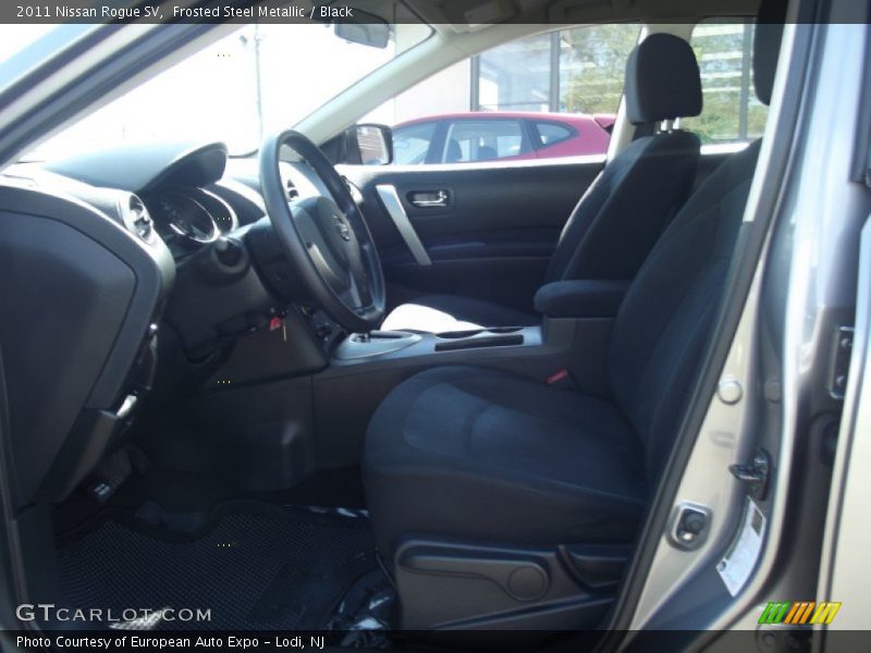 Frosted Steel Metallic / Black 2011 Nissan Rogue SV