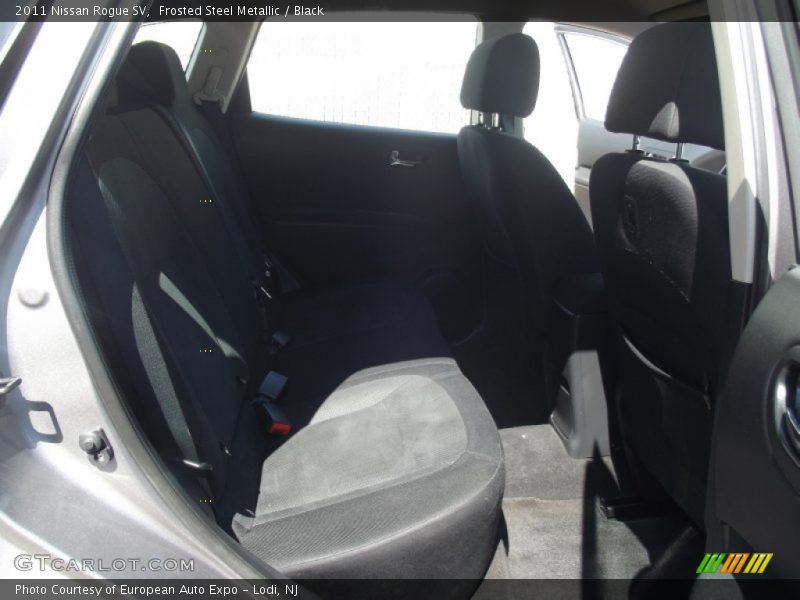 Frosted Steel Metallic / Black 2011 Nissan Rogue SV