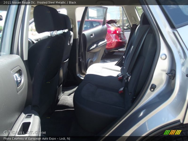 Frosted Steel Metallic / Black 2011 Nissan Rogue SV