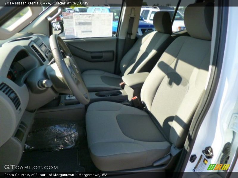 Glacier White / Gray 2014 Nissan Xterra X 4x4