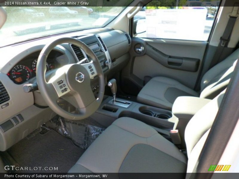 Glacier White / Gray 2014 Nissan Xterra X 4x4
