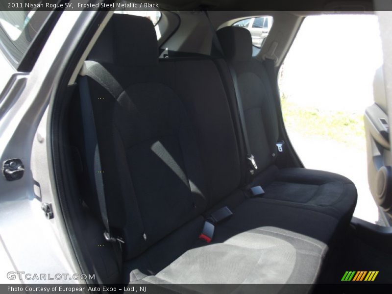 Frosted Steel Metallic / Black 2011 Nissan Rogue SV