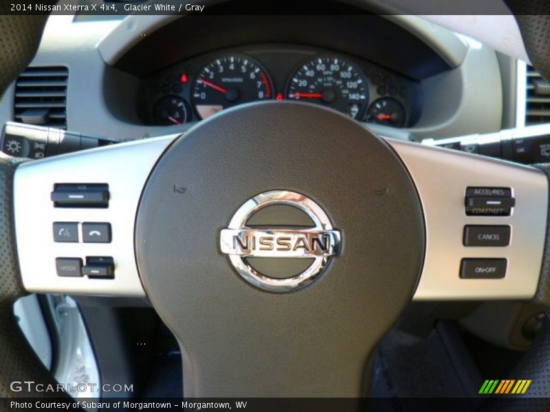 Glacier White / Gray 2014 Nissan Xterra X 4x4