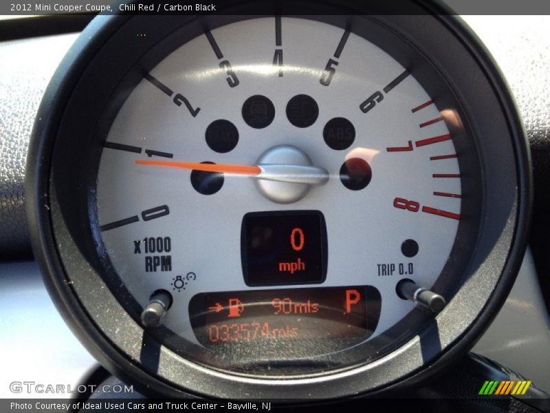 Chili Red / Carbon Black 2012 Mini Cooper Coupe